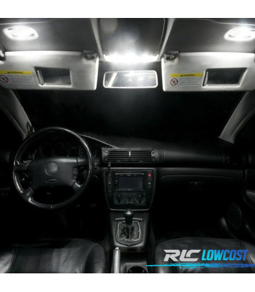 KIT COMPLETO DE 17 LAMPADAS LED INTERIOR PARA VOLKSWAGEN VW PASSAT B5 SEDAN 97-05