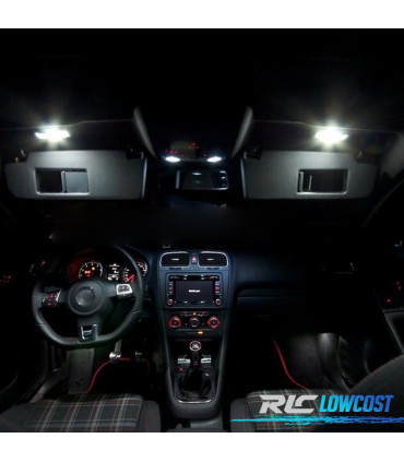 KIT COMPLETO 14 LAMPADAS LED INTERIOR PARA VOLKSWAGEN VW GOLF 6 MK6 MK VI GTI 10-14