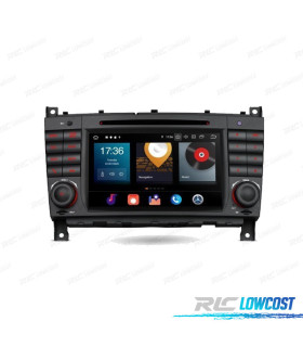 AUTO RADIO GPS MERCEDES CLASE G W463 06-08 C W203 04-07 CLK W209 ANDROID 13