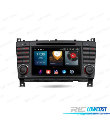 AUTO RADIO GPS MERCEDES CLASE G W463 06-08 C W203 04-07 CLK W209 ANDROID 13