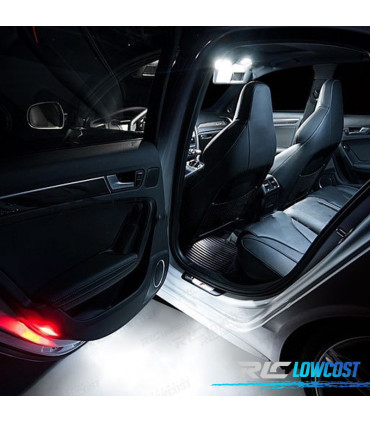KIT COMPLETO 18 LAMPADAS LED INTERIOR PARA AUDI A4 S4 B8 AVANT 09-15
