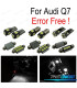 KIT COMPLETO 19 LAMPADAS LED INTERIOR PARA AUDI Q7 4L SPORT 05-14