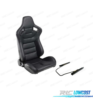 KIT BANCO SEMI BAQUET TIPO RS EM PELE PRETA