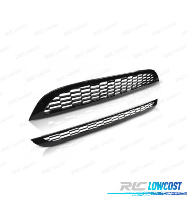 GRELHA FRONTAL MINI COOPER 01-06 LOOK COOPER S PRETO BRILHANTE