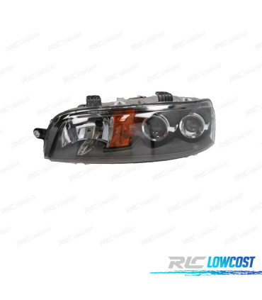 FAROL ESQ OPTICAS COM LUZ DE NEVOEIRO PARA FIAT PUNTO 99-03 FUNDO PRETO
