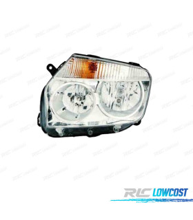 FAROL ESQ OPTICAS PARA DACIA DUSTER 10- FUNDO CROMO
