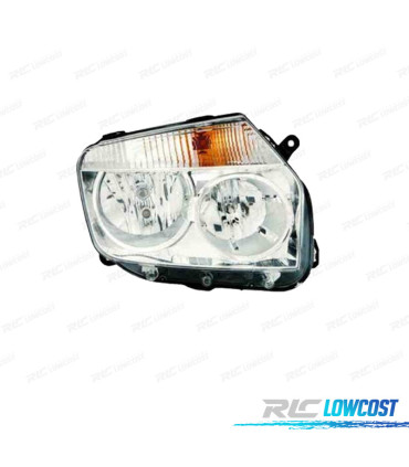 FAROL DIR OPTICAS PARA DACIA DUSTER 10- FUNDO CROMO