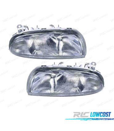 FARÓIS OPTICAS PARA FORD FIESTA MK4 96-99 COURIER 96-99 MAZDA 121 96-99