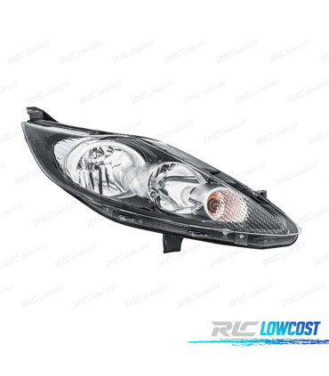 FAROL DIR OPTICAS PARA FORD FIESTA MK7 3/5P 08-13 FUNDO PRETO