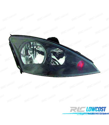 FAROL DIR OPTICAS PARA FORD FOCUS II 01-05 FUNDO PRETO