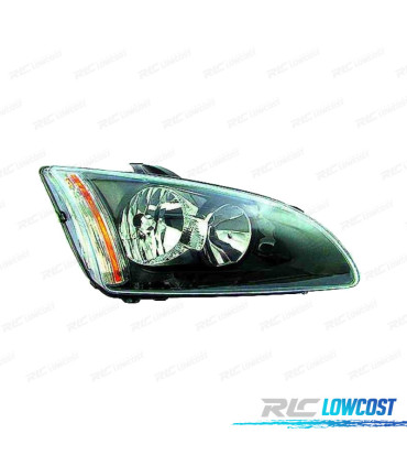FAROL DIR OPTICAS PARA FORD FOCUS II 04-08 FUNDO PRETO