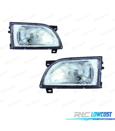 FARÓIS OPTICAS PARA FORD TRANSIT 91-00