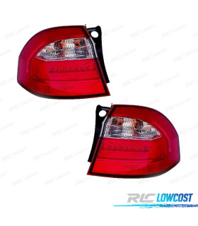 FAROLINS KIA RIO HATCHBACK 3 5D 12- BRANCO VERMELHO