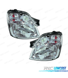 FARÓIS OPTICAS COM REGULAÇÃO MANUAL PARA KIA PICANTO 04-07