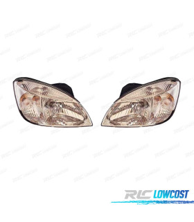 FARÓIS OPTICAS COM REGULAÇÃO ELÉCTRICA PARA KIA RIO 05-