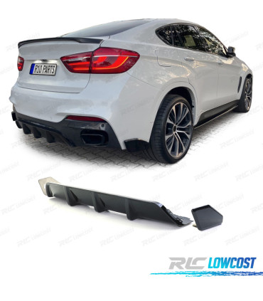 DIFUSOR BMW X6 F16 14-19 PRETO BRILHANTE