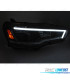 FARÓIS LED TUBE LIGHT DINAMICO MITSUBISHI LANCER VIII 08-16 FUNDO PRETO
