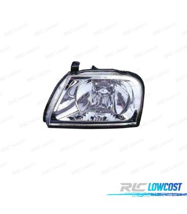 FAROL ESQ OPTICAS COM REGULAÇÃO MANUAL PARA MITSUBISHI L200 K74 96-06