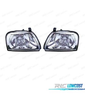 FARÓIS OPTICAS COM REGULAÇÃO MANUAL PARA MITSUBISHI L200 K74 96-06