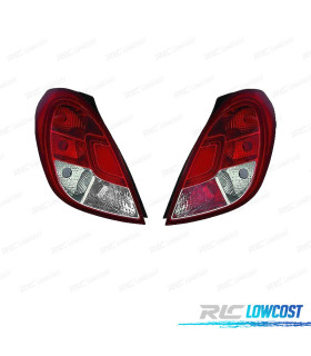 FAROLINS PARA HYUNDAI I20 12-15 BRANCO VERMELHO