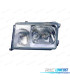 FAROL ESQ MERCEDES W124 BERLINA COUPÉ 89-93 FUNDO PRATEADO