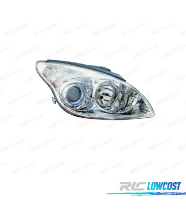 FAROL DIR OPTICAS HYUNDAI I30 07-12 FUNDO CROMADO