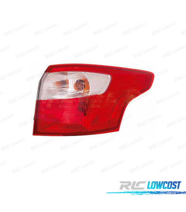 FAROLIN ESQ PARA FORD FOCUS IV SPORTBREAK 11-14 BRANCO VERMELHO