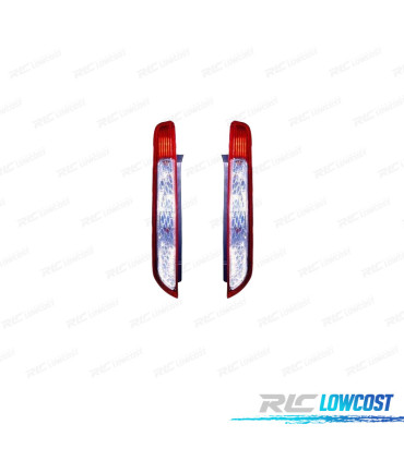 FAROLINS PARA FORD FOCUS III 5P 08-10 BRANCO VERMELHO