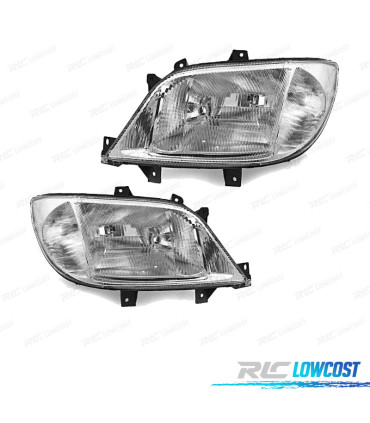 FARÓIS OPTICAS PARA MERCEDES SPRINTER 00-02