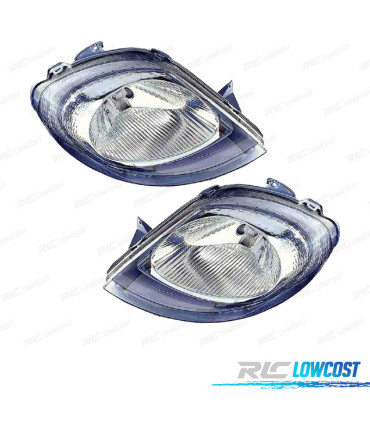 FARÓIS OPTICAS PARA NISSAN PRIMASTAR OPEL VIVARO 01-06 E RENAULT TRAFIC 01-06