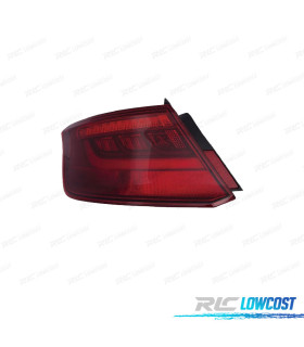 FAROLIN ESQ PARA AUDI A3 SPORTBACK 5P 12-16 LED VERMELHO FUMADOS