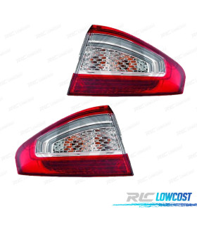 FAROLINS PARA FORD MONDEO IV 5P 10-14 BRANCO LED VERMELHO