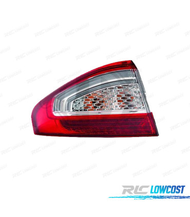 FAROLIN ESQ PARA FORD MONDEO IV 5P 10-14 BRANCO LED VERMELHO