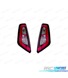 FAROLINS FIAT PUNTO EVO 09- LED QUADRO VERMELHO