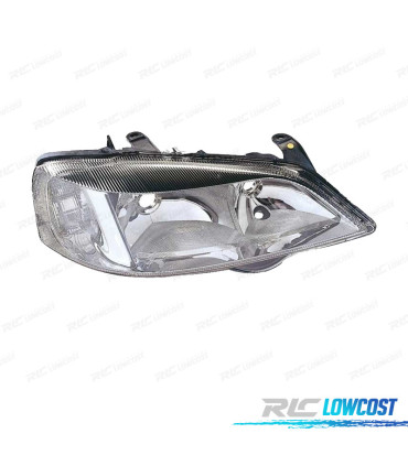FAROL DIR OPTICAS PARA OPEL ASTRA G 98-04 FUNDO CROMADO