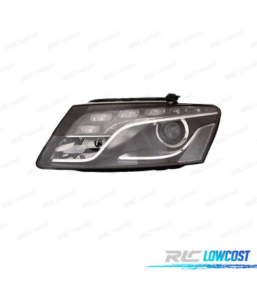 FAROL ESQ XÉNON AUDI Q5 08-12 FUNDO PRETO