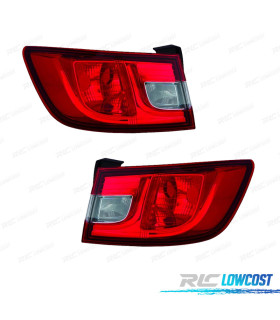 FAROLINS PARA RENAULT CLIO IV 12-16 BRANCO VERMELHO