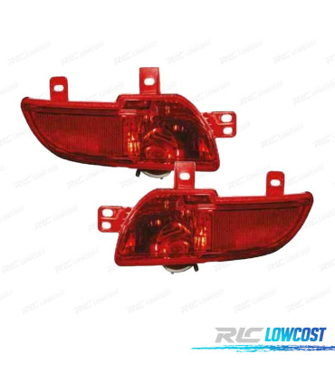FAROLINS PÁRA-CHOQUES TRASEIRO PARA PEUGEOT 206 PLUS 09-