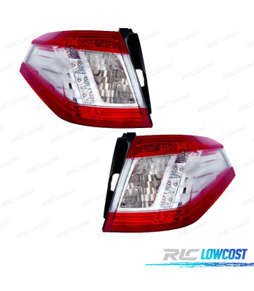 FAROLINS PARA PEUGEOT 508 STATION WAGON 11-14 BRANCO LED VERMELHO