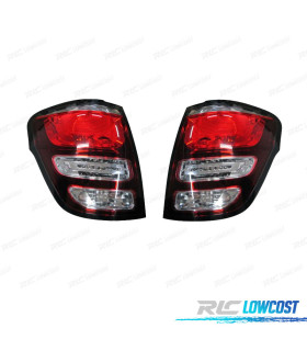 FAROLINS PARA CITROEN C3 RESTYLING 13-16 BRANCO VERMELHO