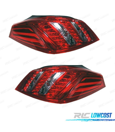 FAROLINS PARA PEUGEOT 508 BERLINA 11-14 BRANCO LED VERMELHO