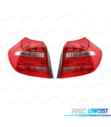 FAROLINS BMW E87 E81 LED BRANCO VERMELHO