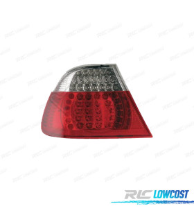 FAROLIN ESQ PARA BMW E46 COUPÉ 03-06 BRANCO LED VERMELHO