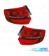 FAROLINS PARA AUDI A3 SPORTBACK 5P 09-12 BRANCO LED VERMELHO