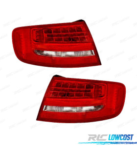 FAROLINS PARA AUDI A4 AVANT 08-11 BRANCO LED VERMELHO