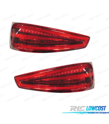 FAROLINS PARA AUDI Q3 11-14 BRANCO LED VERMELHO