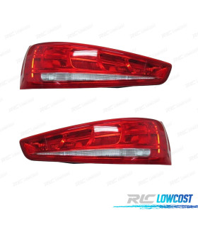 FAROLINS PARA AUDI Q3 11-14 BRANCO VERMELHO