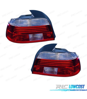 FAROLINS PARA BMW E39 BERLINA 00-03 BRANCO LED VERMELHO