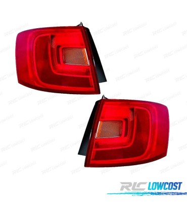 FAROLINS PARA VOLKSWAGEN VW JETTA IV 11-14 AMBAR VERMELHO
