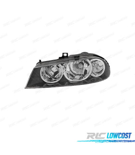 FAROL ESQ ALFA ROMEO 156 03-05 CROMADO PRETO